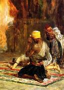 unknow artist Arab or Arabic people and life. Orientalism oil paintings  524 painting